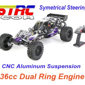 Rovan 360A Buggy Purple 1/5 scale 36cc CNC aluminum upgrade gasoline buggy