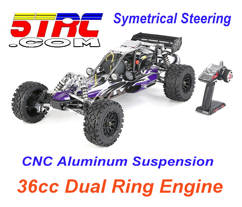 Rovan 360A Buggy Purple 1/5 scale 36cc CNC aluminum upgrade gasoline buggy