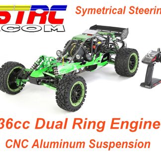 Rovan 360A RC 1/5 Scale 36cc Baha 360 CNC Aluminum Upgrade Buggy Gasoline Green