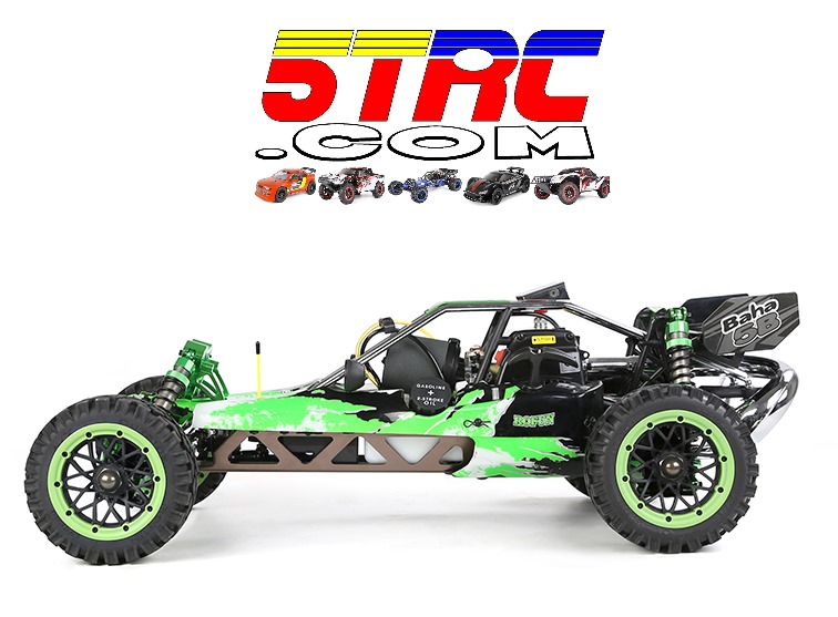 Rovan 360A RC Green 1/5 scale 36cc CNC aluminum upgrade gasoline buggy