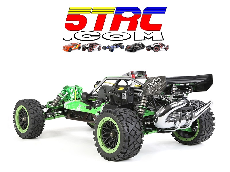 Rovan 360A RC Green 1/5 scale 36cc CNC aluminum upgrade gasoline buggy