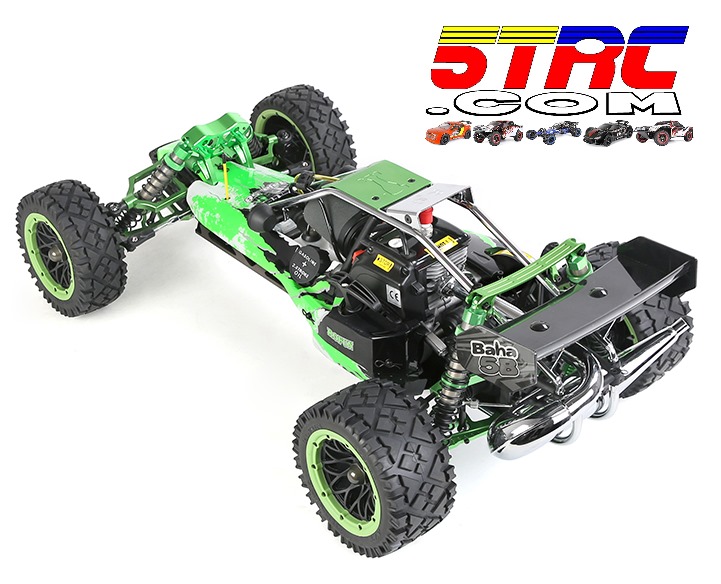 Rovan 360A RC Green 1/5 scale 36cc CNC aluminum upgrade gasoline buggy