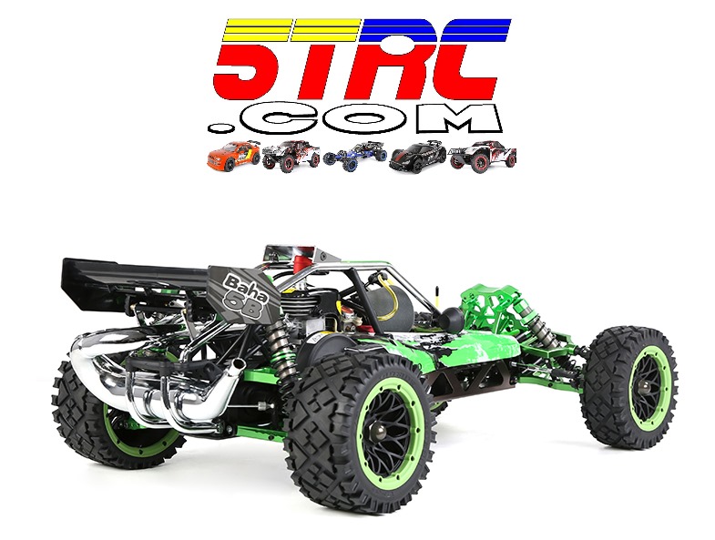 Rovan 360A RC Green 1/5 scale 36cc CNC aluminum upgrade gasoline buggy