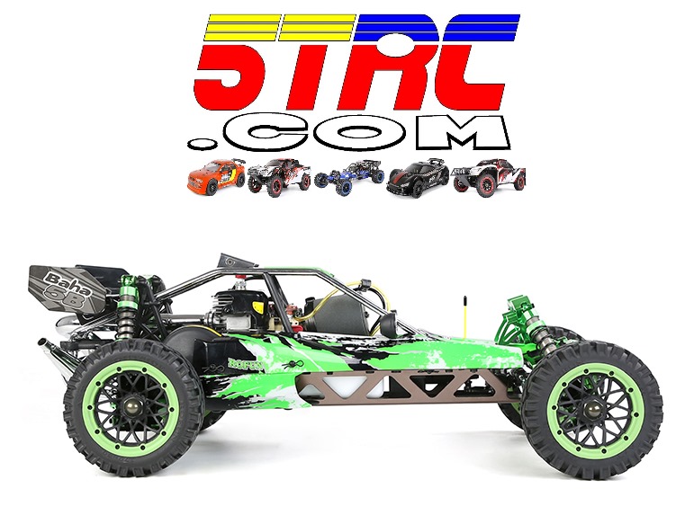 Rovan 360A RC Green 1/5 scale 36cc CNC aluminum upgrade gasoline buggy