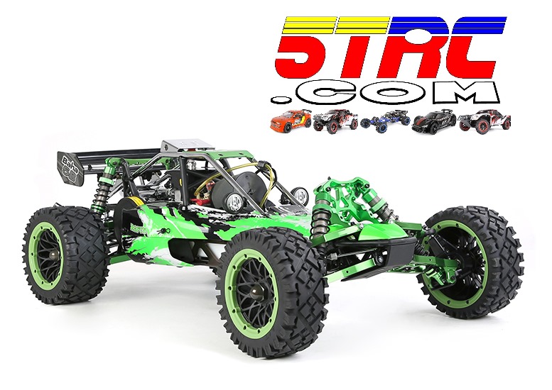 Rovan 360A RC Green 1/5 scale 36cc CNC aluminum upgrade gasoline buggy