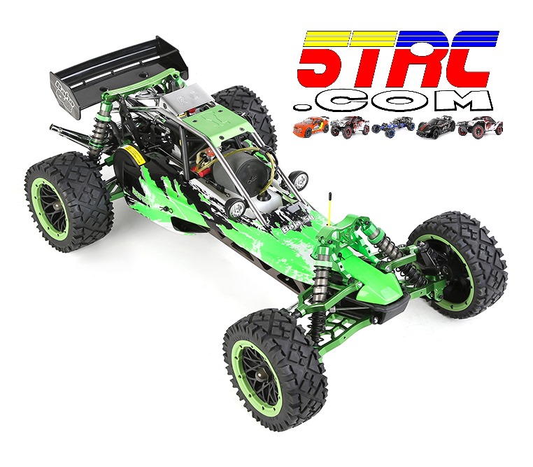 Rovan 360A RC Green 1/5 scale 36cc CNC aluminum upgrade gasoline buggy