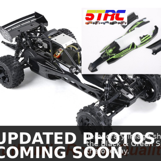 5B Rovan 29cc 1/5 scale Baja buggy gasoline black green spider