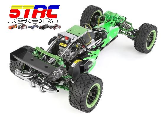 Rovan 360A RC Green 1/5 scale 36cc CNC aluminum upgrade gasoline buggy