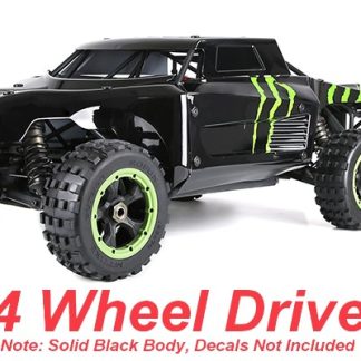 Rovan 1/5 Scale RC WLT Series Black 36cc Gasoline RC Truck 4 Wheel Drive