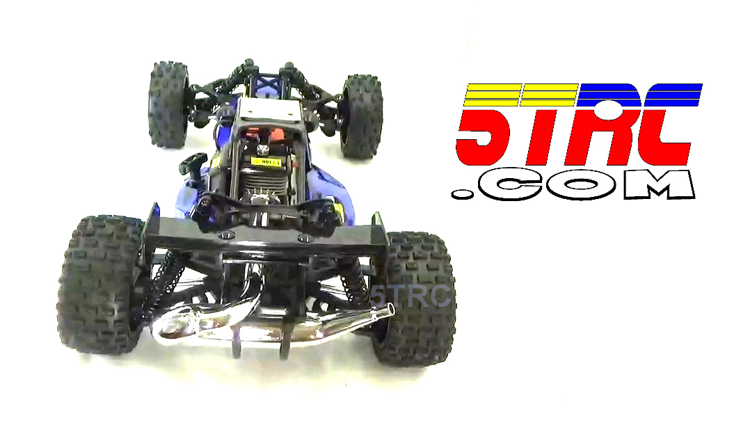 Rovan RC Buggy 1/5 Scale 5B 29cc Baja Buggy Gasoline Engine with Blue Body - Image 9