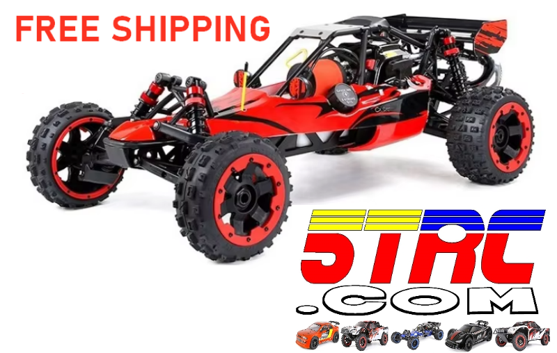 Rovan RC 1/5 scale 5B Red 29cc gasoline RC buggy