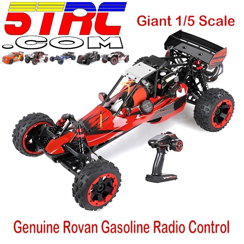 Rovan RC 1/5 scale 5B Red 29cc gasoline RC buggy