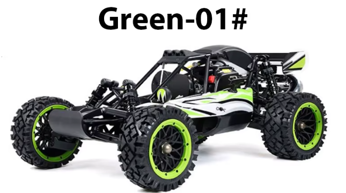 Rovan Q Shorty Q29 Green 1/5 Scale 29cc Gasoline Buggy with ABS chassis and metal differential