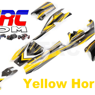 Big Yellow Hornet 1/5 Scale RC Buggygasoline engine with yellow hornet body