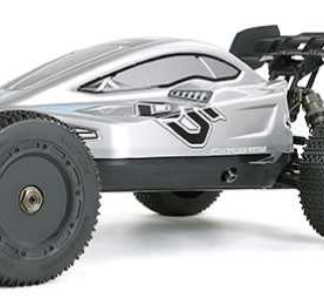 Rovan D5 Buggy Silver 1/5 Scale 4WD 36cc Gasoline RTR with CNC chassis and hydraulic shocks