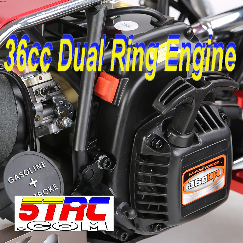 Rovan 360A RC Green 1/5 scale 36cc CNC aluminum upgrade gasoline buggy