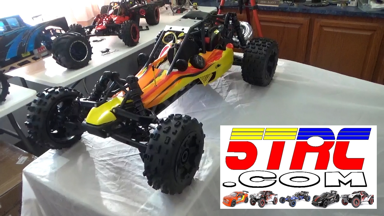 5B Baja Buggy Rovan RC 1/5 scale 29cc gasoline off-road buggy