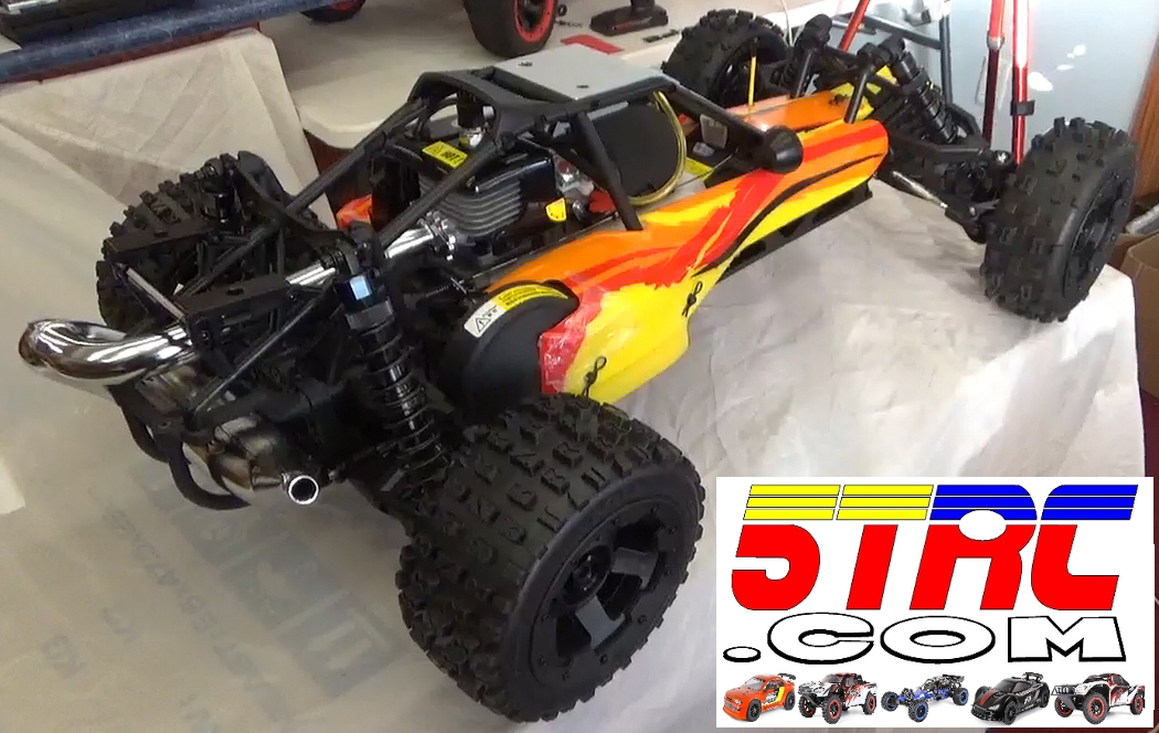 5B Baja Buggy Rovan RC 1/5 scale 29cc gasoline off-road buggy