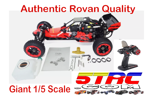Rovan RC 1/5 scale 5B Red 29cc gasoline RC buggy