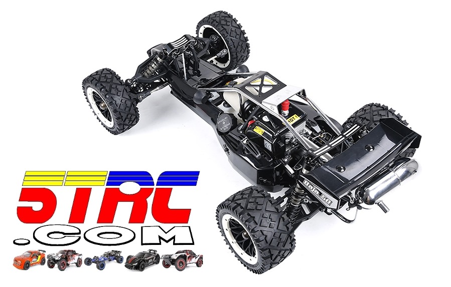 Rofun 360 long body black #26 1/5 scale 36cc gasoline buggy 360-BLK-26-36-B-2