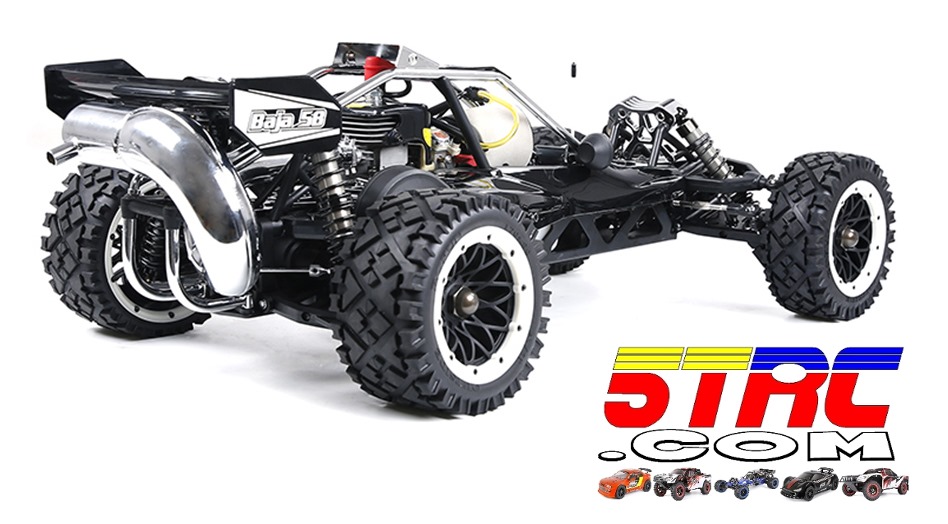 Rofun 360 long body black #26 1/5 scale 36cc gasoline buggy 360-BLK-26-36-B-2