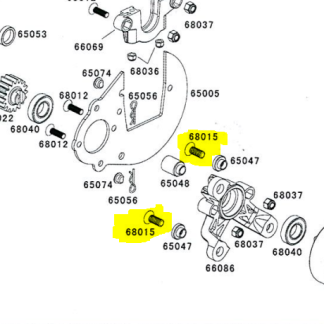 68015 Fine Thread Countersunk Head Screws (Pack of 10)