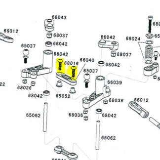 68016 - Fine Thread Countersunk Head Screws (Pack of 10)