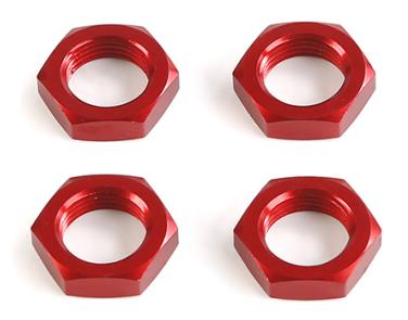 Part #871751 aluminum wheel nuts, 18 mm ID, 24 mm hex. Fits 5B, 5T, LT, RF5. Set of 4.