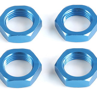 Part #871752 aluminum wheel nuts, 18 mm ID, 24 mm hex. Fits 5B, 5T, LT, RF5. Set of 4.