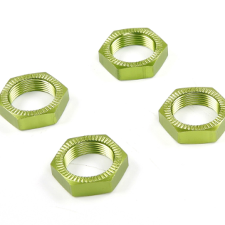 Part #952793 aluminum wheel nuts, 18 mm ID, 24 mm hex. Fits 5B, 5T, LT, RF5. Set of 4.