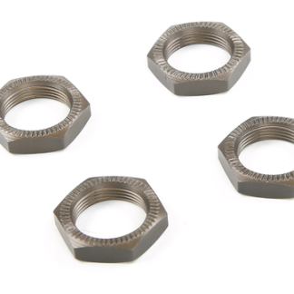 Part #952794 aluminum wheel nuts, 18 mm ID, 24 mm hex. Fits 5B, 5T, LT, RF5. Set of 4.