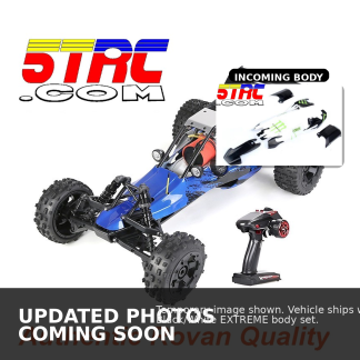 Rofun 5B RoFun Baja 29cc Black and White Monster Body 22 ready to run 1/5 scale buggy