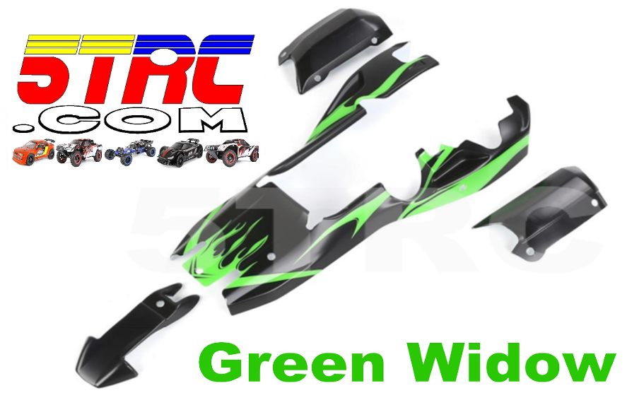 Rovan 85048 Body shell 5B Green Widow 48 1/5 scale #85048
