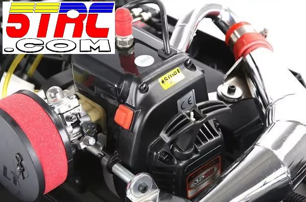 RoFun LT450 black 1/5 scale 45cc 4WD gasoline RC truck LT450-BLK-07-45-T-4