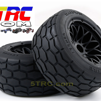 Rovan Rovan 170x60 Slate street tires on black wheels #953021