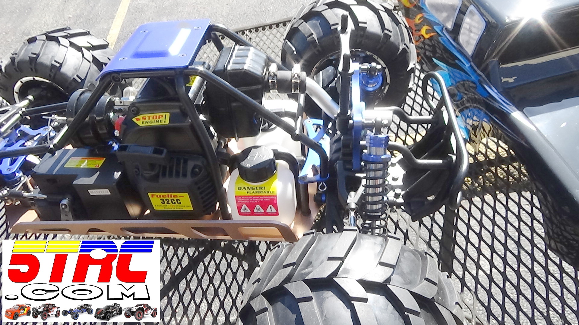 HSP 1/5 Scale 32CC Gasoline RC 4WD Ready To Run with Radio - Image 14
