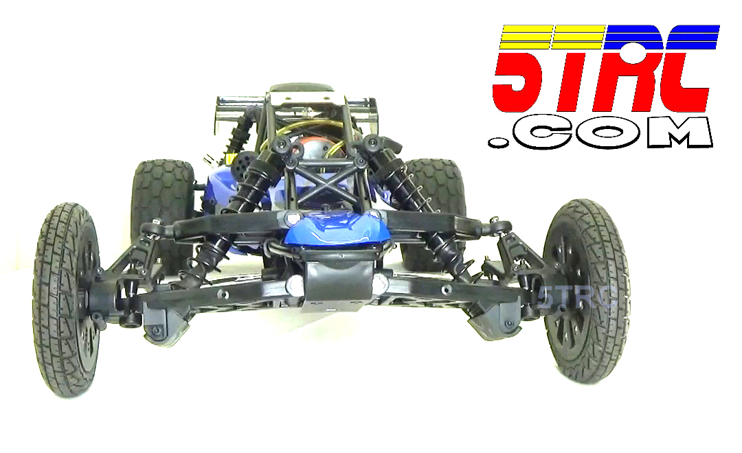 Rofun RC Custom 1/5 Scale 29cc 5B Baja Buggy Gasoline Remote Control Blue Rovan - Image 10