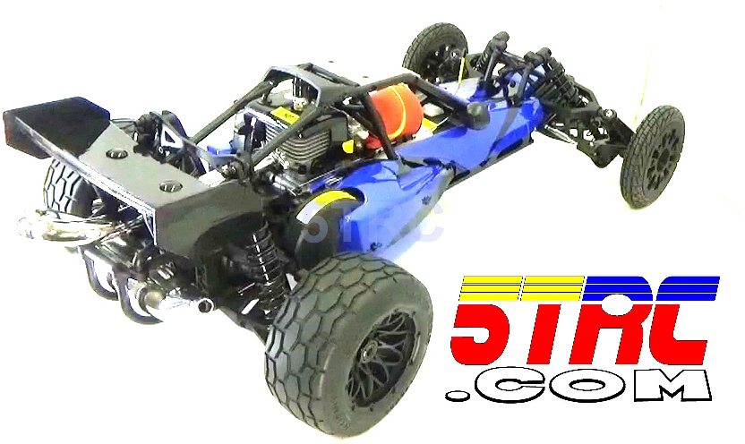Rofun RC Custom 1/5 Scale 29cc 5B Baja Buggy Gasoline Remote Control Blue Rovan - Image 7