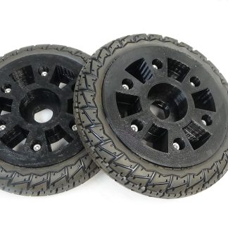 5TRC Skinny Drag Front Wheels Black Pair HPI Losi Rovan (10)
