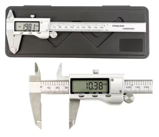 5TRC1002 Caliper Micrometer Stainless Steel Metric Imperial 6 inches 150mm a