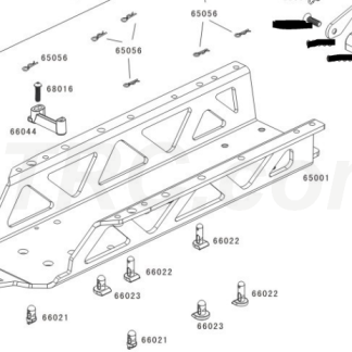 65001 Rofun Main Chassis Side Plates Frame Rails 15 RC Baja 5B Rovan