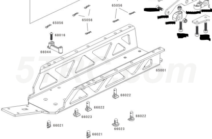 Bt Rovan Frame Chassis Rails Rofun Baja 5B Rovan Frame Plates 65001