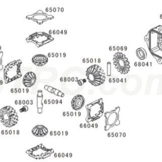 65019 Rofun Differential Gear Set 1 5 5th Scale RC Baja 5B Rovan