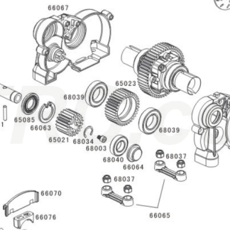 65021 Rofun Differential Pinion Gear 1 5 5th Scale RC Baja 5B Rovan