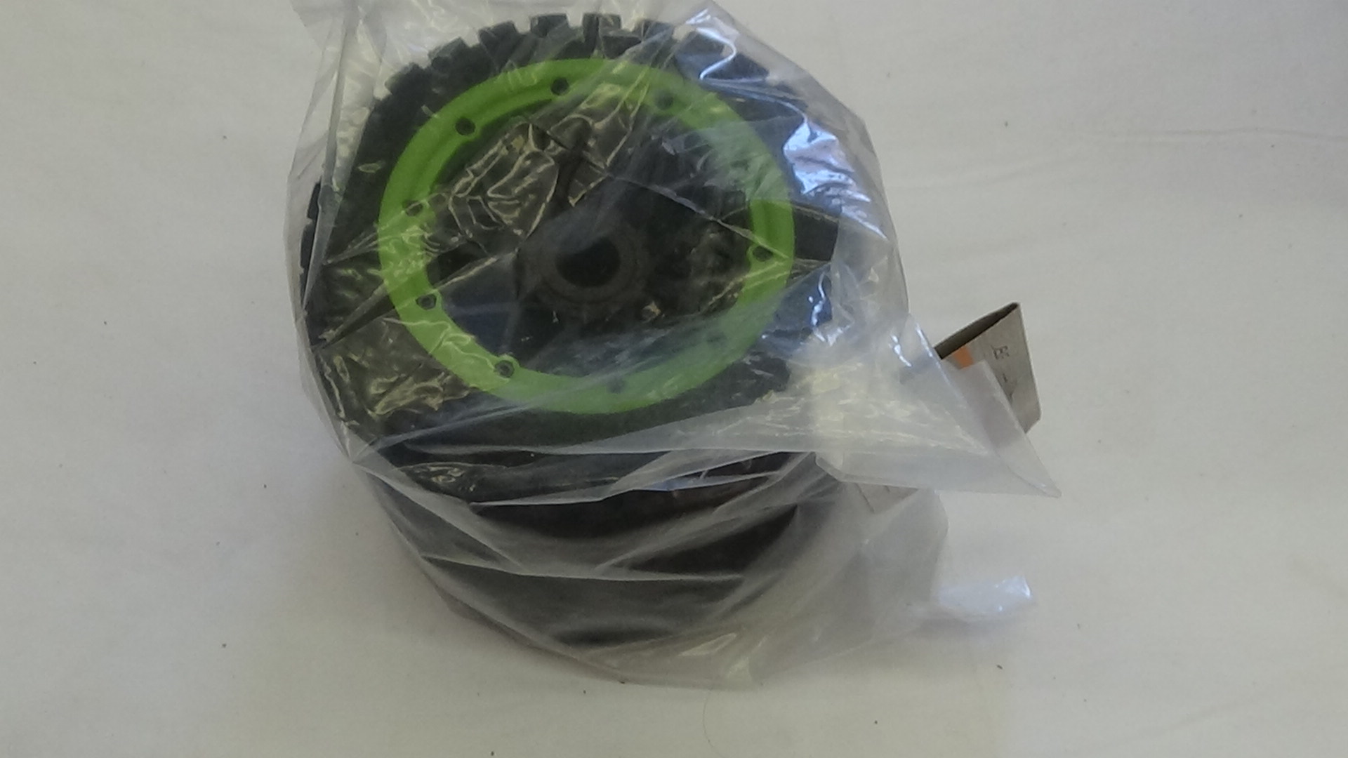 953103 Rofun Dirt Buster Front Tires and Wheels Green Pair HPI Losi Rovan KM (1)