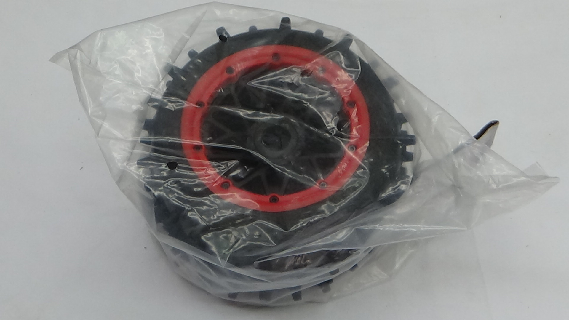 953222 Knobby Front Tires Rofun 15 RC Large Knobby Front Tires Wheels Red Pair Baja 5B Rovan (1)