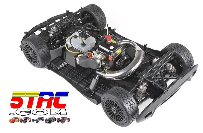 Rofun F5 32cc Gasoline 1/5 Scale 4WD RTR RC Racing Car Black - Image 23