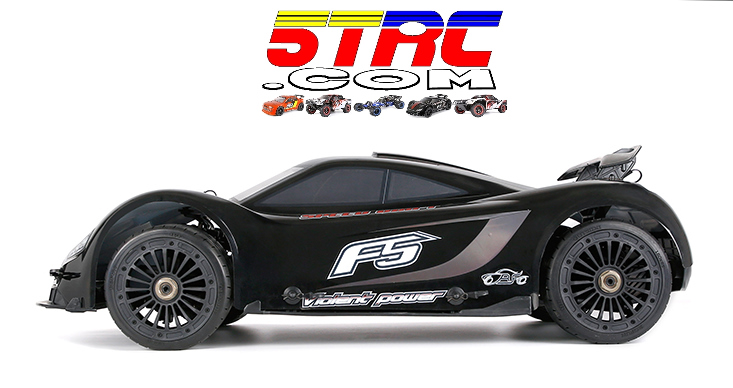 Rofun F5 32cc Gasoline 1/5 Scale 4WD RTR RC Racing Car Black - Image 45