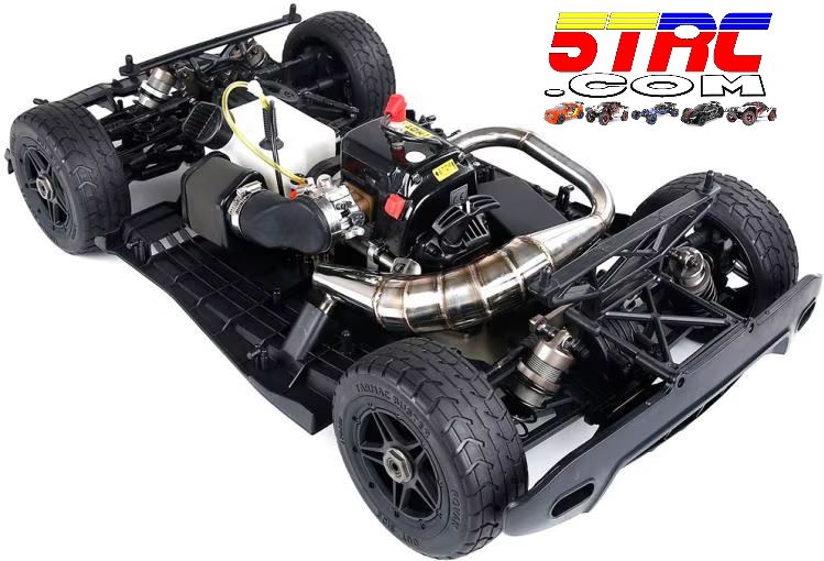 Rofun F5 32cc Gasoline 1/5 Scale 4WD RTR RC Racing Car Black - Image 40