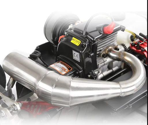 Rofun 15 Scale RC LT450 45cc Gasoline Truck Orange Rovan (9)